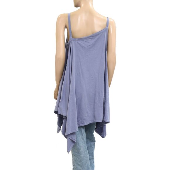 Free People Free-est Alexandra Tunic Top Asymmetrical Sleeveless Cotton S 280516 - Picture 7 of 8